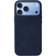 Θήκη iPhone 18 Pro Rosso Avanti Back Cover από Premium Alcantara με MagSafe - Blue (8719246621529)