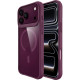 Θήκη iPhone 18 Pro Buddi Hybrid Σκληρή Διάφανη με MagSafe - Matched Red (8719246607462)