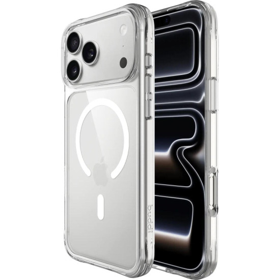 Θήκη iPhone 18 Pro Max Buddi Core Σκληρή Διάφανη με MagSafe - Transparent (8719246607585)