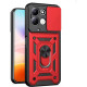 Θήκη Xiaomi Redmi 17 Bodycell Armor Slide Ανθεκτική με Κάλυμμα για την Κάμερα & Μεταλλικό Ring Holder - Red (5206015087912)