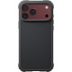 Θήκη iPhone 18 Pro Max / 17 Pro Max Pitaka Cairn Case Aramid Fiber Body Ανθεκτική με MagSafe 2mm 600D - Classic Black / Grey / Twill-01 (KI1801CPM2)