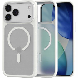 Θήκη iPhone 18 Pro Max / 17 Pro Max Spacecase Hybrid MagSafe Σκληρή Ημιδιάφανη με MagSafe - White (5905719144067)
