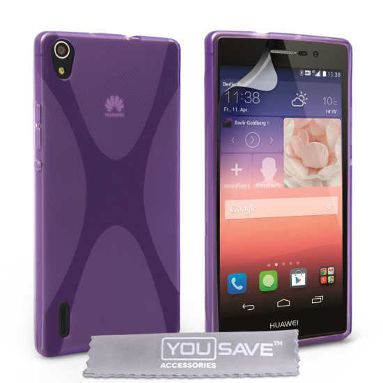 Ημιδιάφανη Θήκη Huawei Ascend P7 by Yousave (Z849)