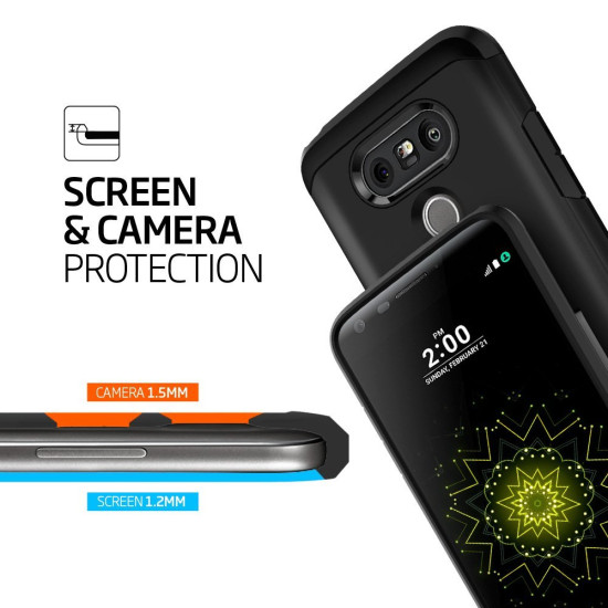 Spigen Θήκη Tough Armor LG G5 - Black (A18CS20139)