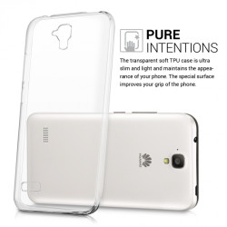 Ultra-Thin Διάφανη Θήκη Σιλικόνης Huawei Y5 (35803-03)