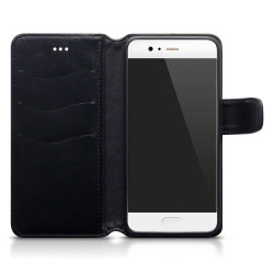 Terrapin Θήκη - Πορτοφόλι Huawei P10 - Black/ Brown (117-083-118)