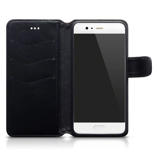 Terrapin Θήκη - Πορτοφόλι Huawei P10 - Black/ Brown (117-083-118)