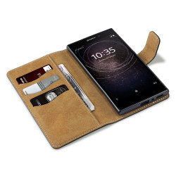 Terrapin Θήκη Πορτοφόλι Sony Xperia L2 - Black/Tan (117-005-558)