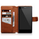 Terrapin Δερμάτινη Θήκη - Πορτοφόλι Sony Xperia L2 - Cognac (117-005-561)