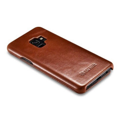 iCarer Vintage Series Side-Open Δερμάτινη Θήκη Samsung Galaxy S9 - Brown (12847)