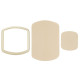 Scosche MagicMount Pro Trim and Plate Replacement Kit - Κιτ Ανταλλακτικών Πλακών και Δακτυλίου - Gold (MM-MAGRKGDI)