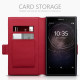 Terrapin Low Profile Δερμάτινη Θήκη - Πορτοφόλι Sony Xperia L2  - Red (117-005-602)