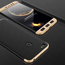 Θήκη Hybrid Full Body 360° Xiaomi Redmi Note 5A Prime - Black/Gold (13468) - OEM