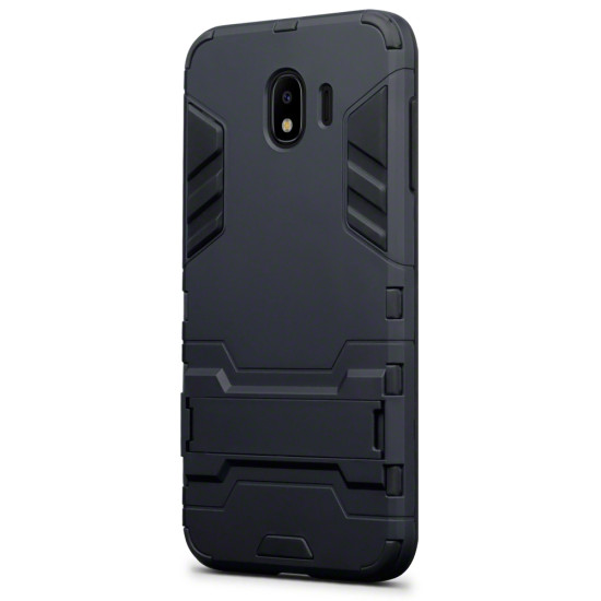 Terrapin Ανθεκτική Dual Layer Θήκη Samsung Galaxy J4 2018 - Black (131-002-086)