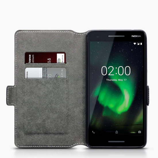 Terrapin Θήκη - Πορτοφόλι Low Profile Nokia 2.1 - Black (117-001-300)
