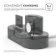 Elago Charging Hub για iPhone / Airpods / Apple Watch - Dark Grey (EST-TRIO-DGY)