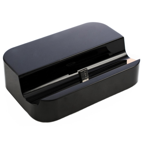KWmobile Universal Docking Station for Smartphones - Βάση Φόρτισης Micro-USB για Κινητά - Black (12458)