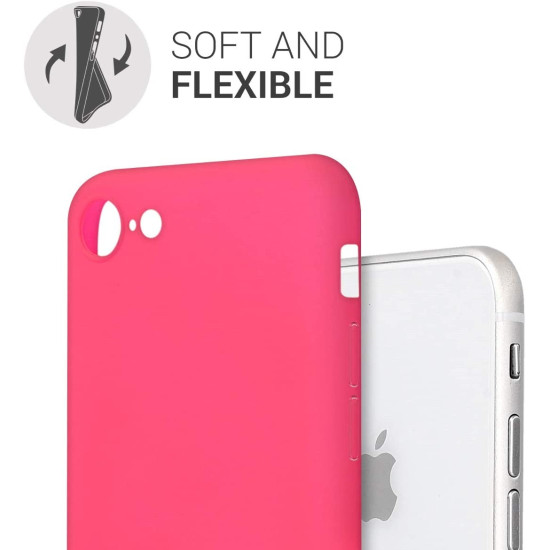 KWmobile Θήκη Σιλικόνης Apple iPhone SE 2022 / 2020 / 8 / 7 - Neon Pink (43411.77)