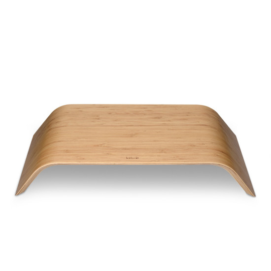 Kalibri Universal Wooden Stand - Ξύλινη Βάση για Οθόνη PC / TV / Notebook / Laptop / iMac - Bamboo / Light Brown (39070.24)