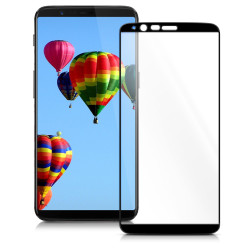 Kalibri Tempered Glass - Fullface Αντιχαρακτικό Γυαλί Οθόνης OnePlus 5T - Black (43759.01)
