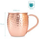 Νavaris Moscow Mule - Σετ με 4 Κούπες για Cocktail από Ανοξείδωτο Ατσάλι και Επίστρωση Χαλκού - 500 ml - Copper (46859.01)