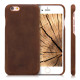 Kalibri Σκληρή Δερμάτινη Θήκη iPhone 6 / 6S - Καφέ (38961.05)