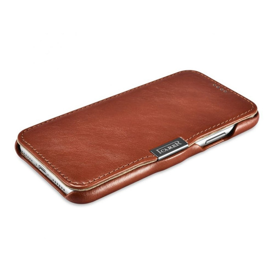 iCarer Vintage Series Side-Open Δερμάτινη Θήκη iPhone XS Max - Brown (RIXS02-BN)