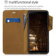 Kalibri Δερμάτινη Suede Θήκη Πορτοφόλι Samsung Galaxy A7 2018 - Light Brown (46602.24)