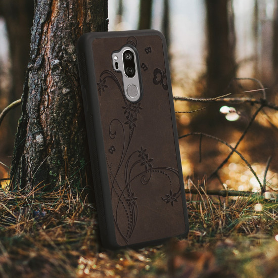 Kalibri Δερμάτινη Θήκη LG G7 ThinQ / Fit / One - Brown (46628.02)
