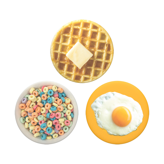 PopSocket Popminis Breakfast Club - White - 3 Τεμάχια (800356)