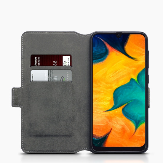 Terrapin Low Profile Θήκη - Πορτοφόλι Samsung Galaxy A30 - Grey (117-002a-135)