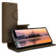 Kalibri Δερμάτινη Suede Θήκη - Πορτοφόλι Sony Xperia 10 - Brown (48773.01)