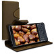 Kalibri Δερμάτινη Suede Θήκη - Πορτοφόλι Blackberry Key2 LE - Brown (47726.02)