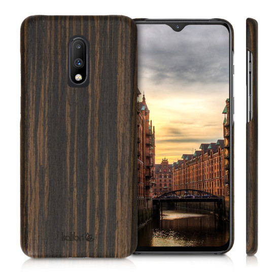 Kalibri Σκληρή Ξύλινη Θήκη OnePlus 7 - Brown (47041.18)