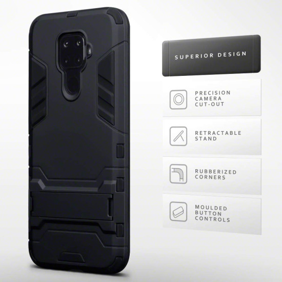 Terrapin Ανθεκτική Dual Layer Θήκη Huawei Mate 30 Lite - Black (131-083-114)