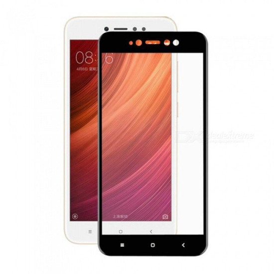 RedShield Tempered Glass - Fullface Αντιχαρακτικό Γυαλί Οθόνης Xiaomi Redmi Note 5A - Black (RSHITEMP17BK)