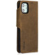 Kalibri Δερμάτινη Suede Θήκη Πορτοφόλι Apple iPhone 11 - Navigational Compass / Brown (49808.01)