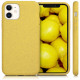Kalibri Θήκη Σιλικόνης & Eco-Friendly Natural Wheat Straw Apple iPhone 11 - Yellow (50317.06)
