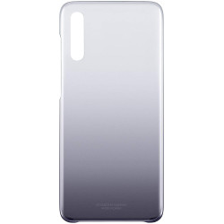 Official Samsung Gradation Cover - Ημιδιάφανη Σκληρή Θήκη Samsung Galaxy A70 - Black (EF-AA705CBEGWW)