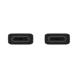 Samsung Official Καλώδιο Φόρτισης και Μεταφοράς Δεδομένων Type - C σε Type - C - 100cm - 3A - Black (EP-DA705BBEGWW)
