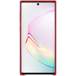 Official Samsung Leather Cover - Δερμάτινη Θήκη Samsung Galaxy Note 10 - Red (EF-VN970LREGWW)