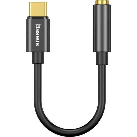Baseus Αντάπτορας Type - C to 3.5mm Headphone Jack 3.5mm - Black (CATL54-01)
