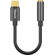 Baseus Αντάπτορας Type - C to 3.5mm Headphone Jack 3.5mm - Black (CATL54-01)