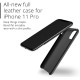 MUJJO Full Leather Case - Δερμάτινη Θήκη iPhone 11 Pro - Black (MUJJO-CL-001-BK)