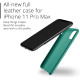 MUJJO Full Leather Case - Δερμάτινη Θήκη iPhone 11 Pro Max - Alpine Green (MUJJO-CL-003-GR)