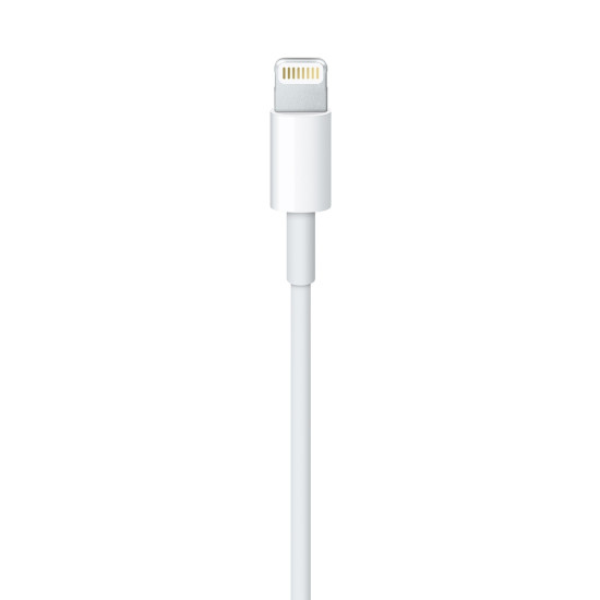 Apple Καλώδιο Φόρτισης και Μεταφοράς Δεδομένων USB σε Lightning 1m - White (MXLY2ZM/A)