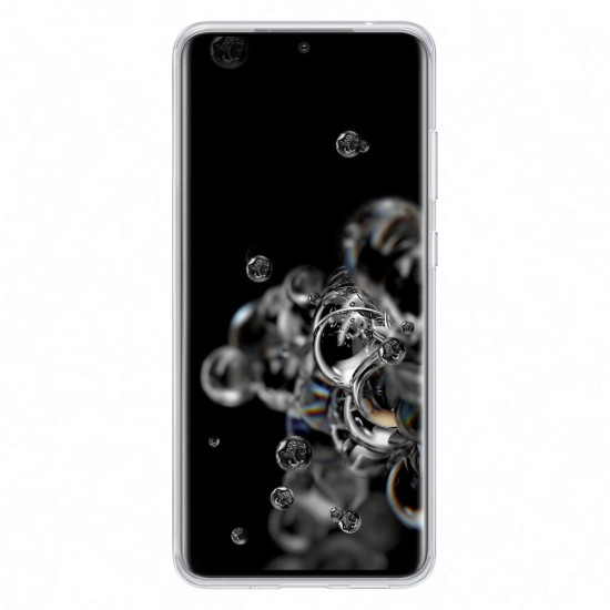 Official Samsung Θήκη Σιλικόνης Samsung Galaxy S20 Ultra - Transparent (EF-QG988TTEGEU)