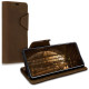 Kalibri Δερμάτινη Suede Θήκη - Πορτοφόλι Samsung Galaxy S10 Lite - Brown (51443.05)