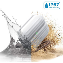 Elago AirPods Pro Waterproof Hang Case - Αδιάβροχη Θήκη για AirPods Pro 2nd Gen / 1st Gen - IP67 - Nightglow Blue (EAPPWF-HANG-LUBL)