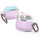 Elago AirPods Pro DUO Hang Case - Θήκη Με Διπλό Καπάκι AirPods Pro 1st Gen - Lavanda / Pastel Pink - Blue (EAPPDH-LV-LPKPBL)